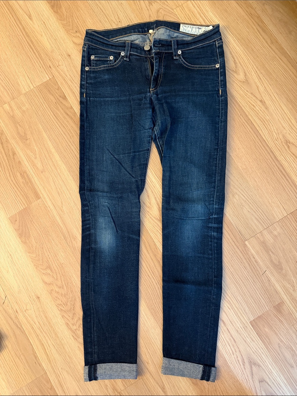 rag & bone/JEAN “The Skinny,” color Heritage, size 27